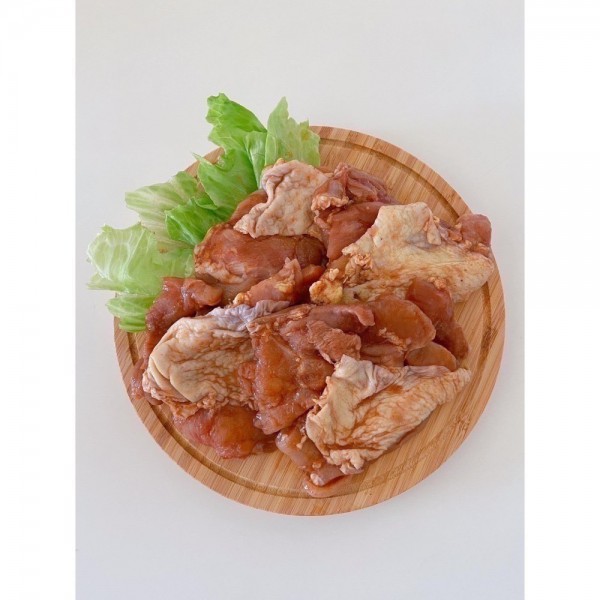 真空包椒鹽無骨裹漿冷凍雞腿排(120g/片) 冷凍雞腿排 調味雞腿排 氣炸鍋食品 無骨 燒烤